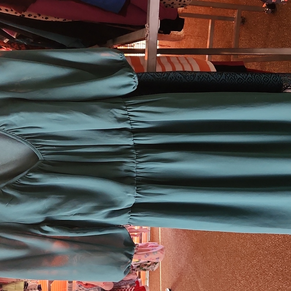 Medium womens mid rise dress green